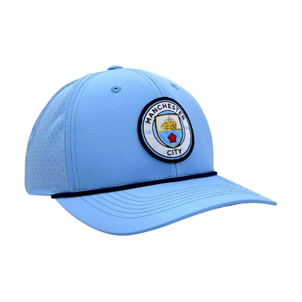 Manchester City 1863FC Color Badge Airflow Adjustable Hat - Light Blue