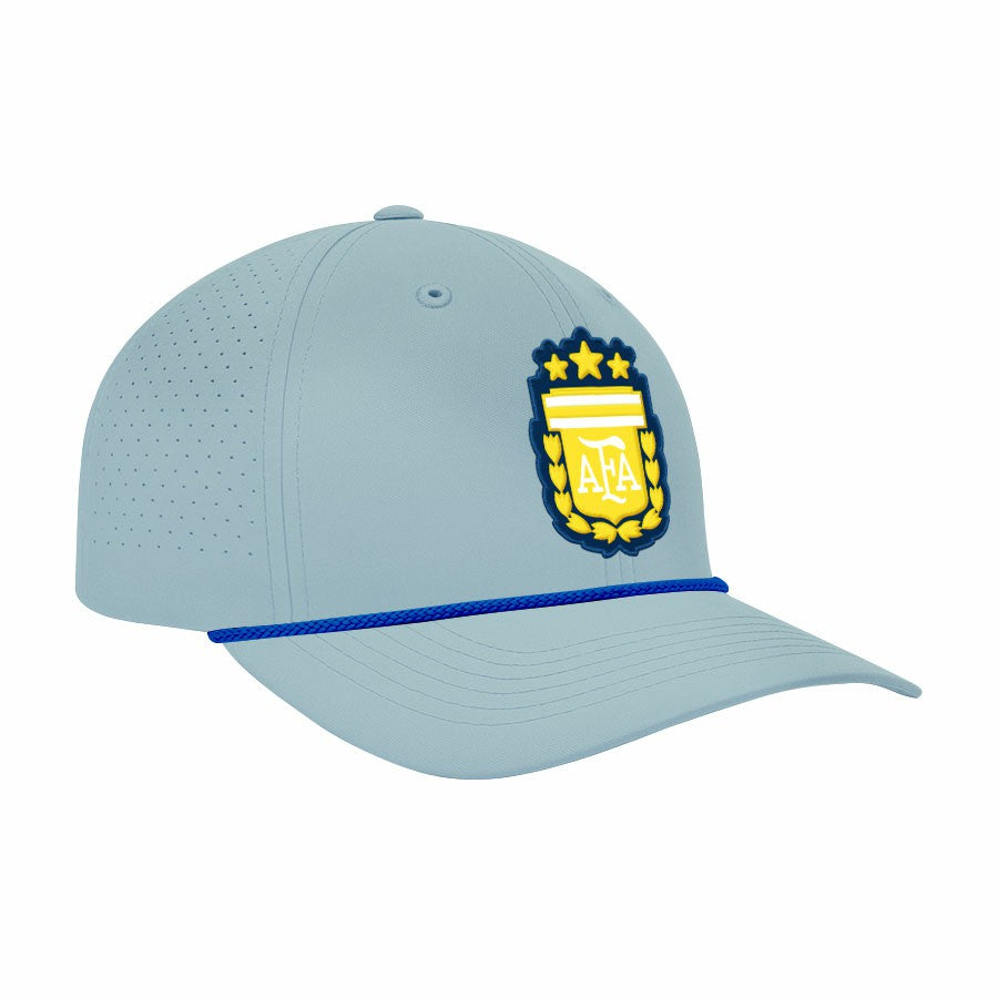 Argentina National Team 1863FC Color Badge Airflow Adjustable Hat - Light Blue