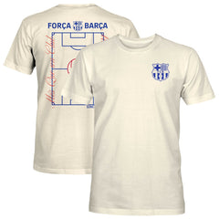 Barcelona 1863FC Own the Pitch Heavyweight T-Shirts - Cream