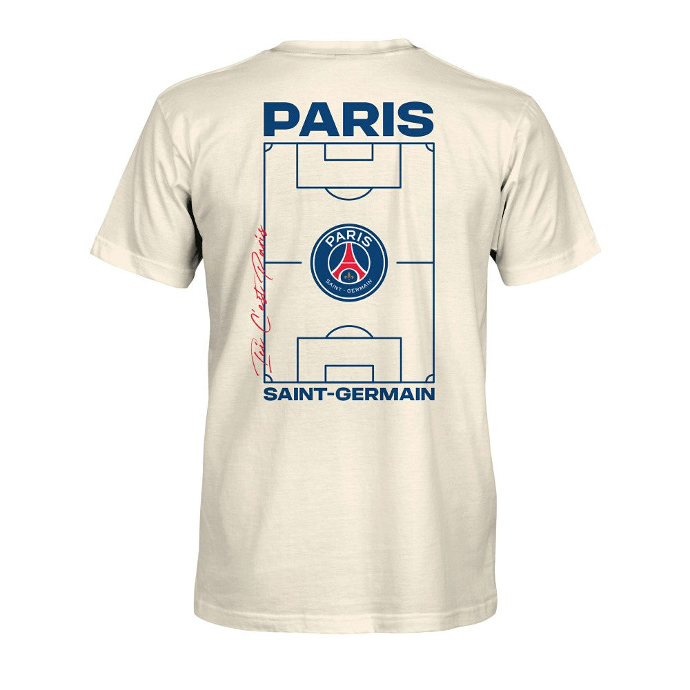 Paris Saint-Germain 1863FC Own the Pitch Heavyweight T-Shirts - Cream