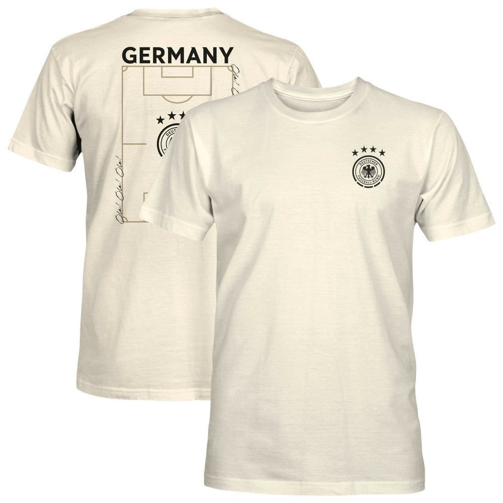 Germany National Team 1863FC Own the Pitch Heavyweight T-Shirts - Cream