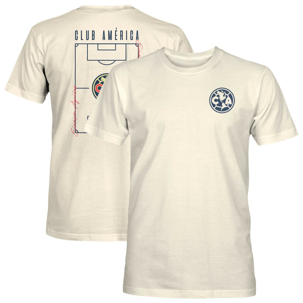 Club America 1863FC Own the Pitch Heavyweight T-Shirts - Cream