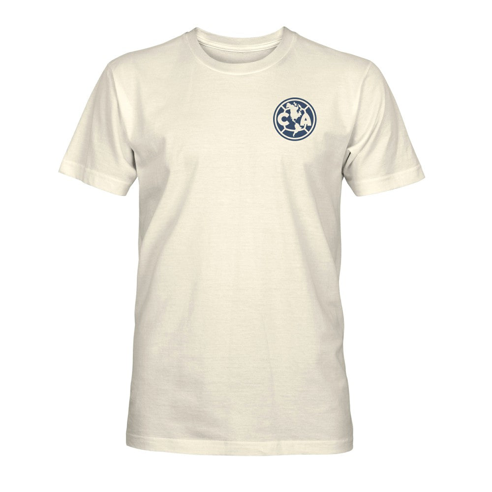 Club America 1863FC Own the Pitch Heavyweight T-Shirts - Cream