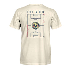Club America 1863FC Own the Pitch Heavyweight T-Shirts - Cream