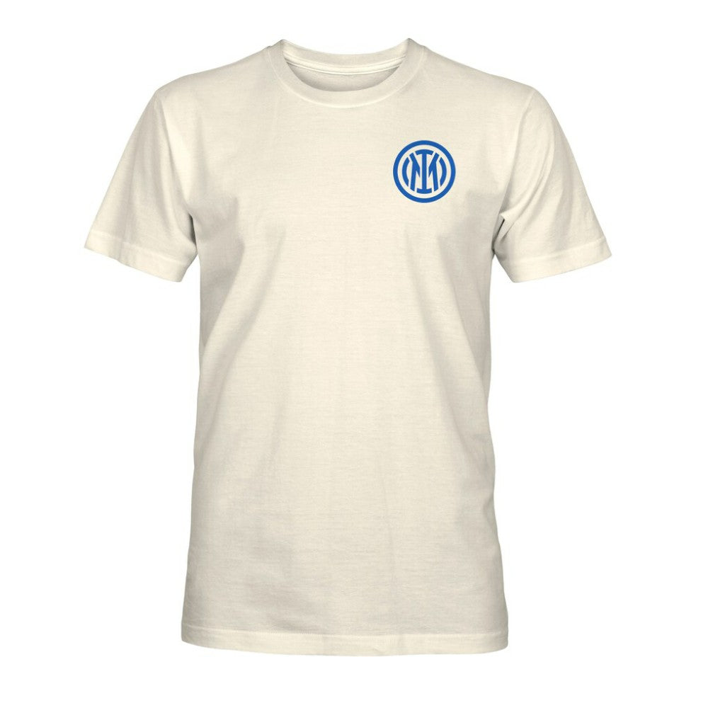 Inter Milan 1863FC Own the Pitch Heavyweight T-Shirts - Cream