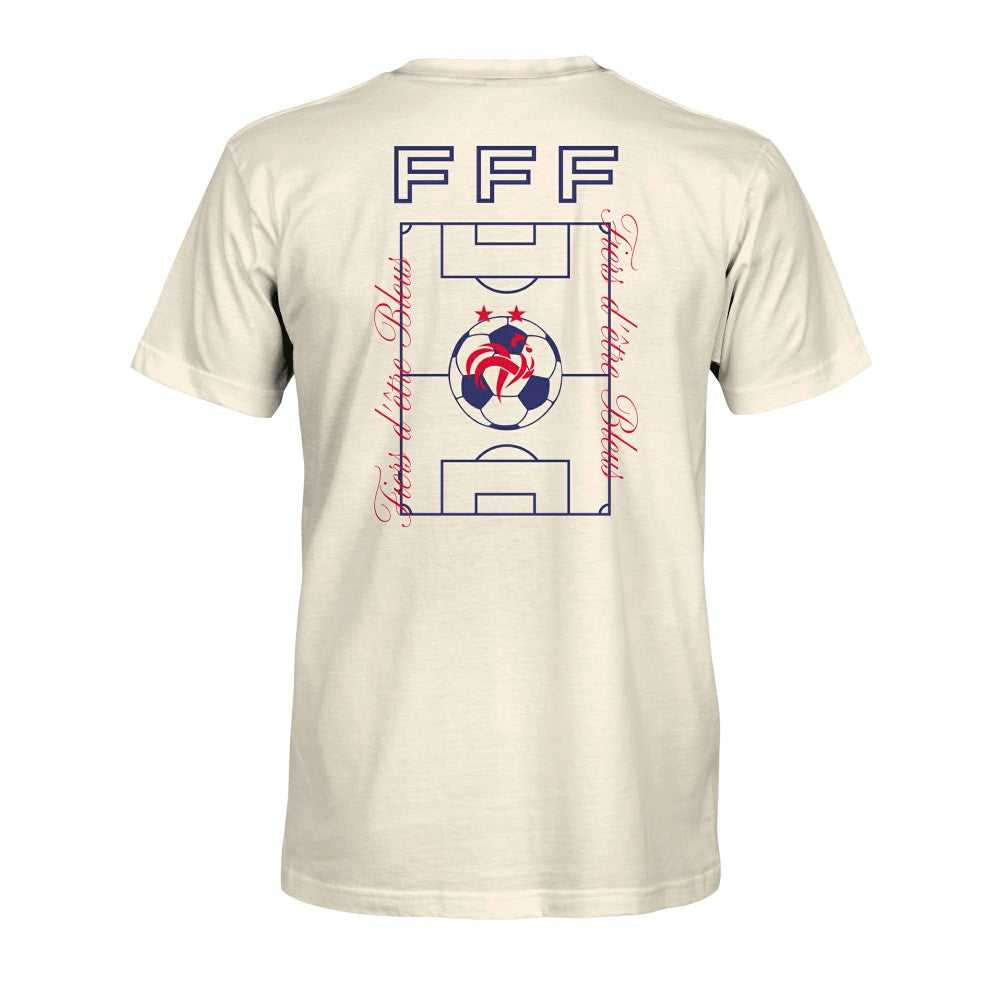 France National Team 1863FC Own the Pitch Heavyweight T-Shirts - Cream