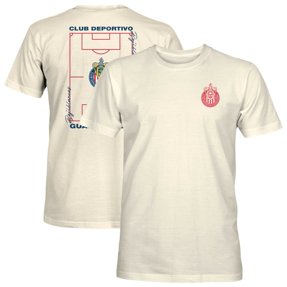 Chivas 1863FC Own the Pitch Heavyweight T-Shirts - Cream