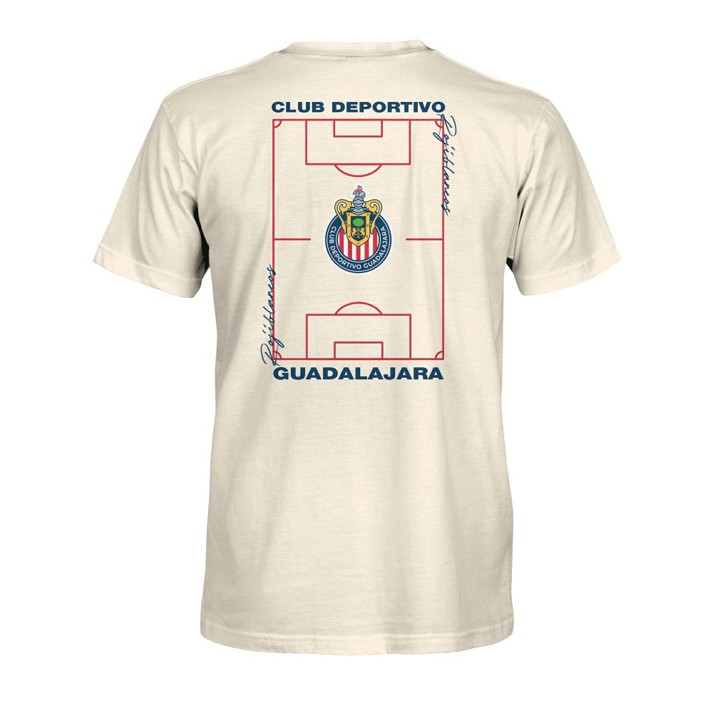 Chivas 1863FC Own the Pitch Heavyweight T-Shirts - Cream