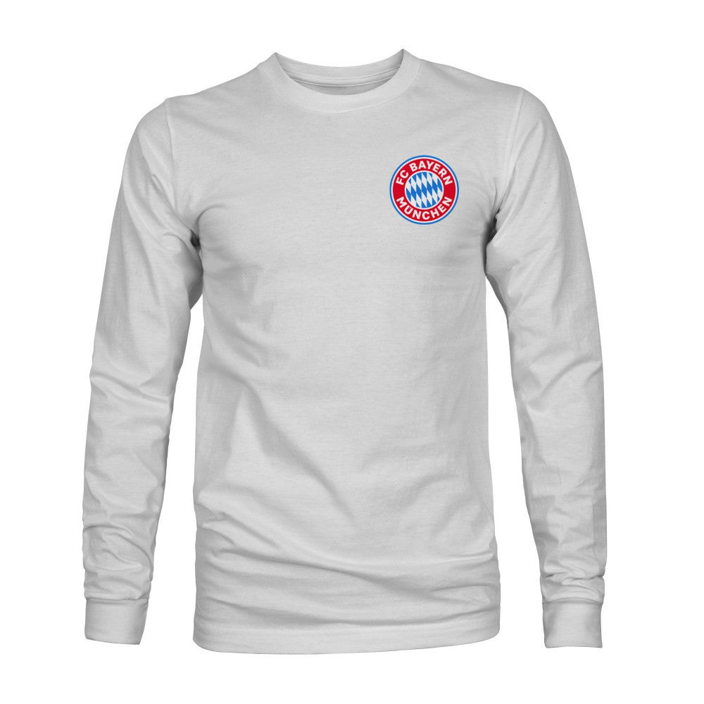 Bayern Munich 1863FC Back Team Arch Long Sleeve T-Shirts - Gray