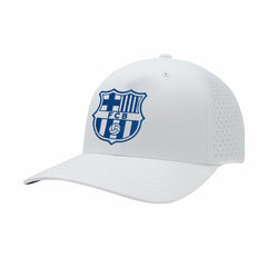 Barcelona 1863FC Mono Badge High Point Adjustable Hat - White