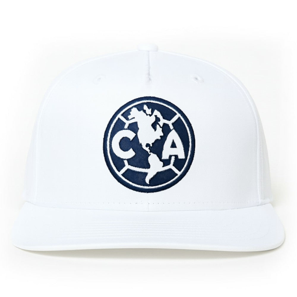 Club America 1863FC Mono Badge High Point Adjustable Hat - White