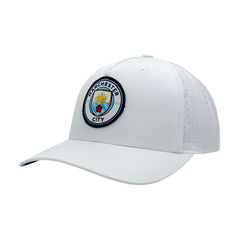 Manchester City 1863FC Mono Badge High Point Adjustable Hat - White