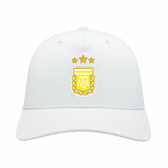 Argentina National Team 1863FC Mono Badge High Point Adjustable Hat - White