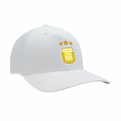 Argentina National Team 1863FC Mono Badge High Point Adjustable Hat - White