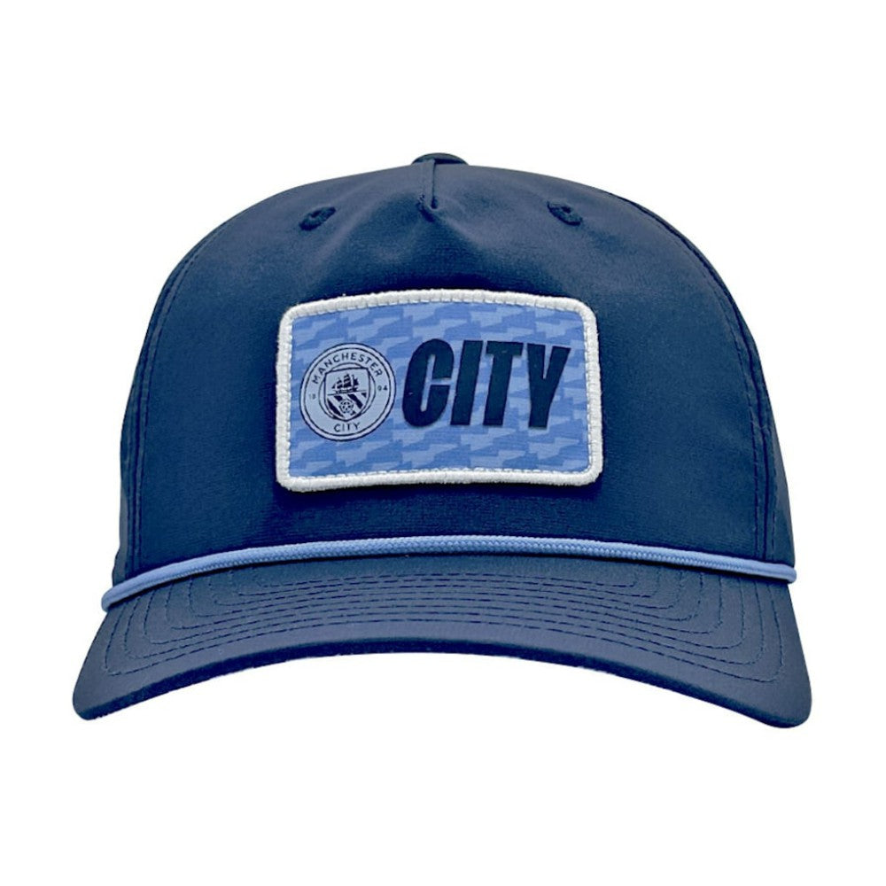 Manchester City 1863FC Color Badge Caddy Adjustable Hat - Navy