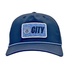 Manchester City 1863FC Color Badge Caddy Adjustable Hat - Navy