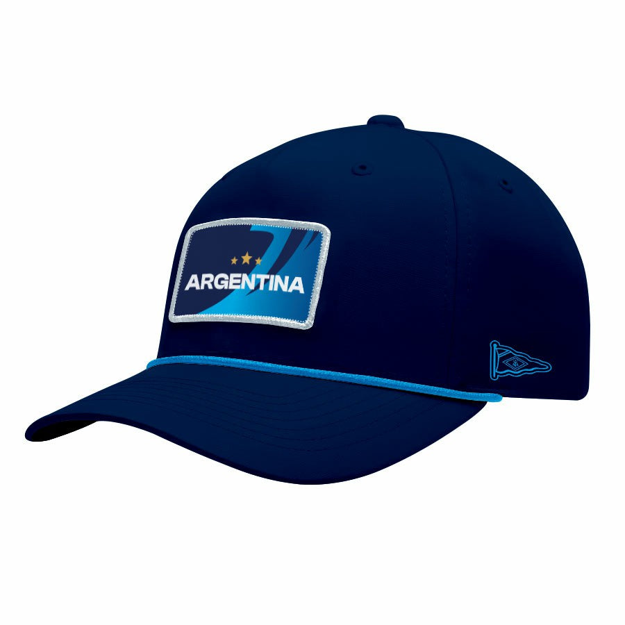 Argentina National Team 1863FC Color Badge Caddy Adjustable Hat - Navy