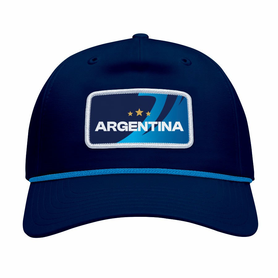 Argentina National Team 1863FC Color Badge Caddy Adjustable Hat - Navy