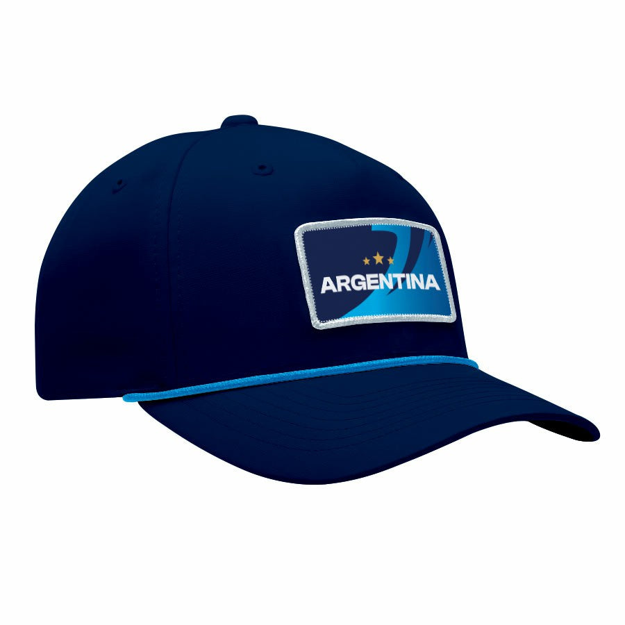 Argentina National Team 1863FC Color Badge Caddy Adjustable Hat - Navy