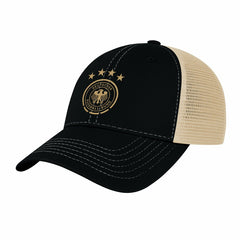 Germany National Team 1863FC Color Badge Offroad Adjustable Trucker Hat - Black