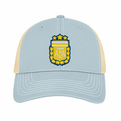 Argentina National Team 1863FC Color Badge Offroad Adjustable Trucker Hat - Light Blue