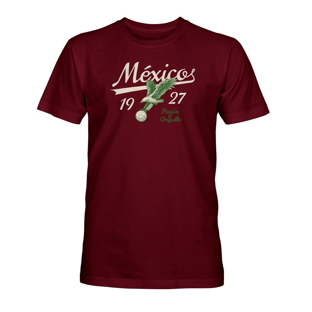 Mexico National Team 1863FC Script T-Shirts - Maroon