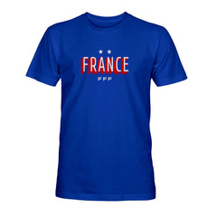 France National Team 1863FC 3D France T-Shirts - Blue