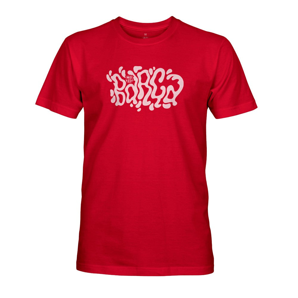 Barcelona 1863FC Art T-Shirts - Red