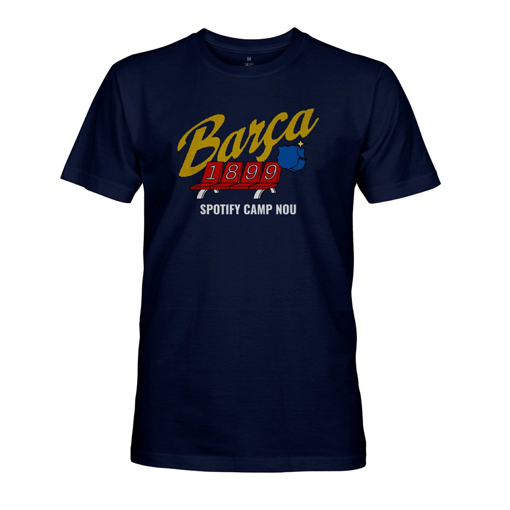 Barcelona 1863FC Seat Camp T-Shirts - Navy