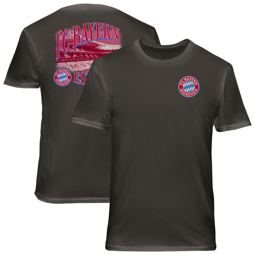 Bayern Munich 1863FC Duo-Tone Stadium Soft Wash T-Shirts - Heather Gray