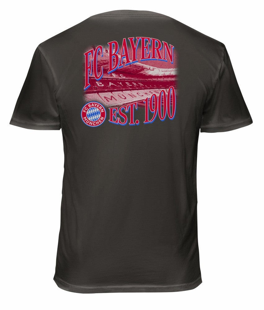 Bayern Munich 1863FC Duo-Tone Stadium Soft Wash T-Shirts - Heather Gray