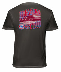 Bayern Munich 1863FC Duo-Tone Stadium Soft Wash T-Shirts - Heather Gray