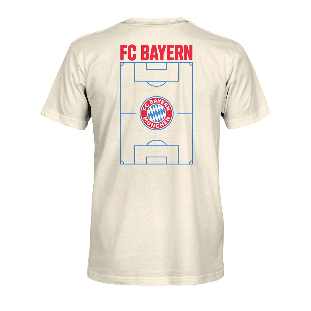 Bayern Munich 1863FC Duo-Tone Stadium Soft Wash T-Shirts - Cream
