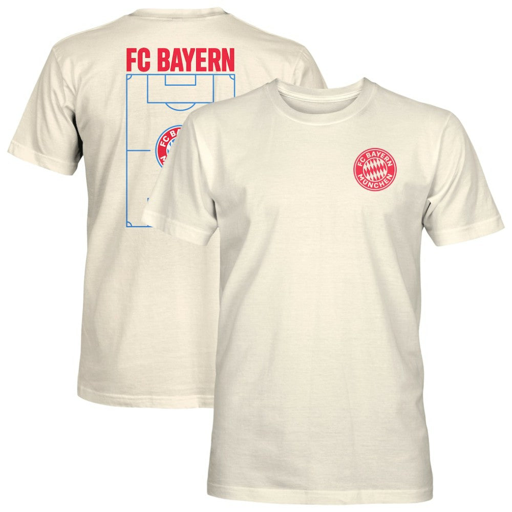 Bayern Munich 1863FC Duo-Tone Stadium Soft Wash T-Shirts - Cream