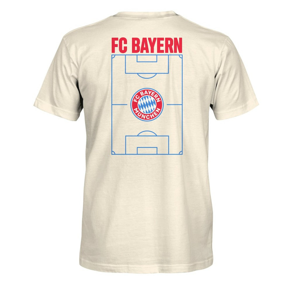Bayern Munich 1863FC Duo-Tone Stadium Soft Wash T-Shirts - Cream