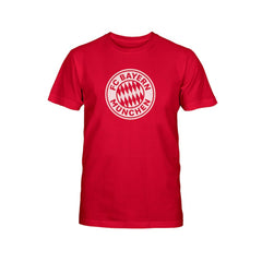 Bayern Munich 1863FC Youth Mono Badge T-Shirts - Crimson