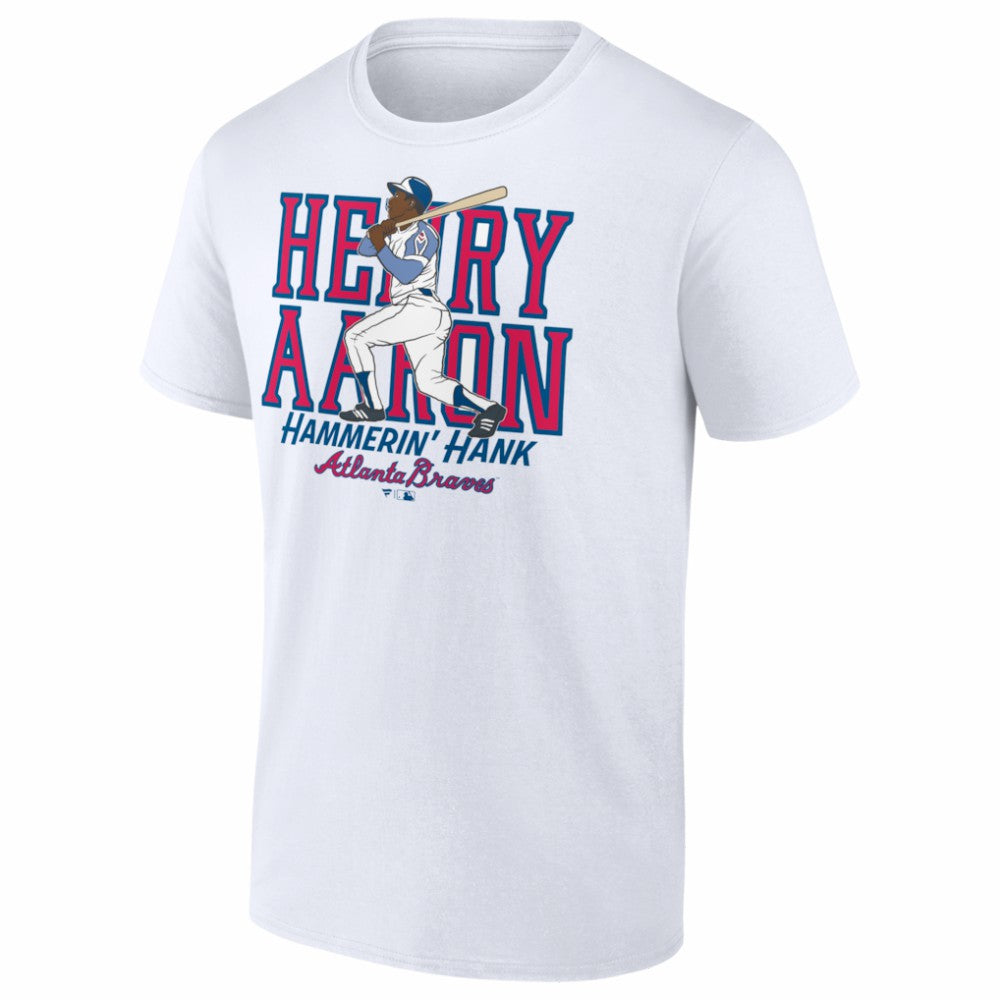 Hank Aaron Atlanta Braves Cooperstown Player T-Shirt for sale