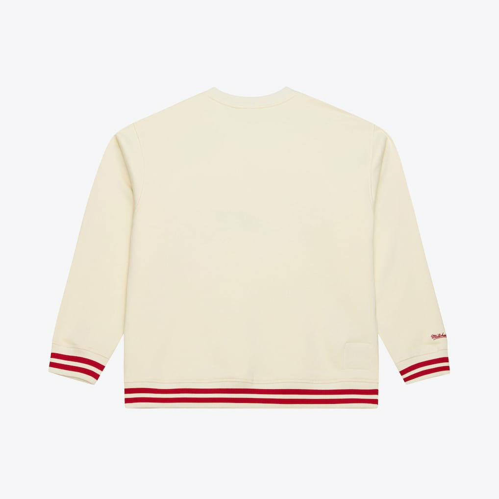 Mitchell & Ness - Philadelphia 76ers Hardwood Classics 76 Originals Collection Sweatshirt - Cream