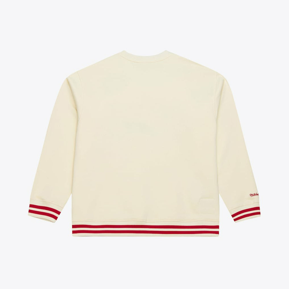 Mitchell & Ness - Philadelphia 76ers Hardwood Classics 76 Originals Collection Sweatshirt - Cream