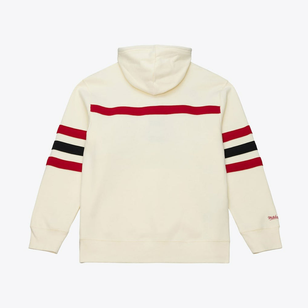 Mitchell & Ness - Philadelphia 76ers Hardwood Classics 76 Originals Collection Head Coach Hoodie - Cream