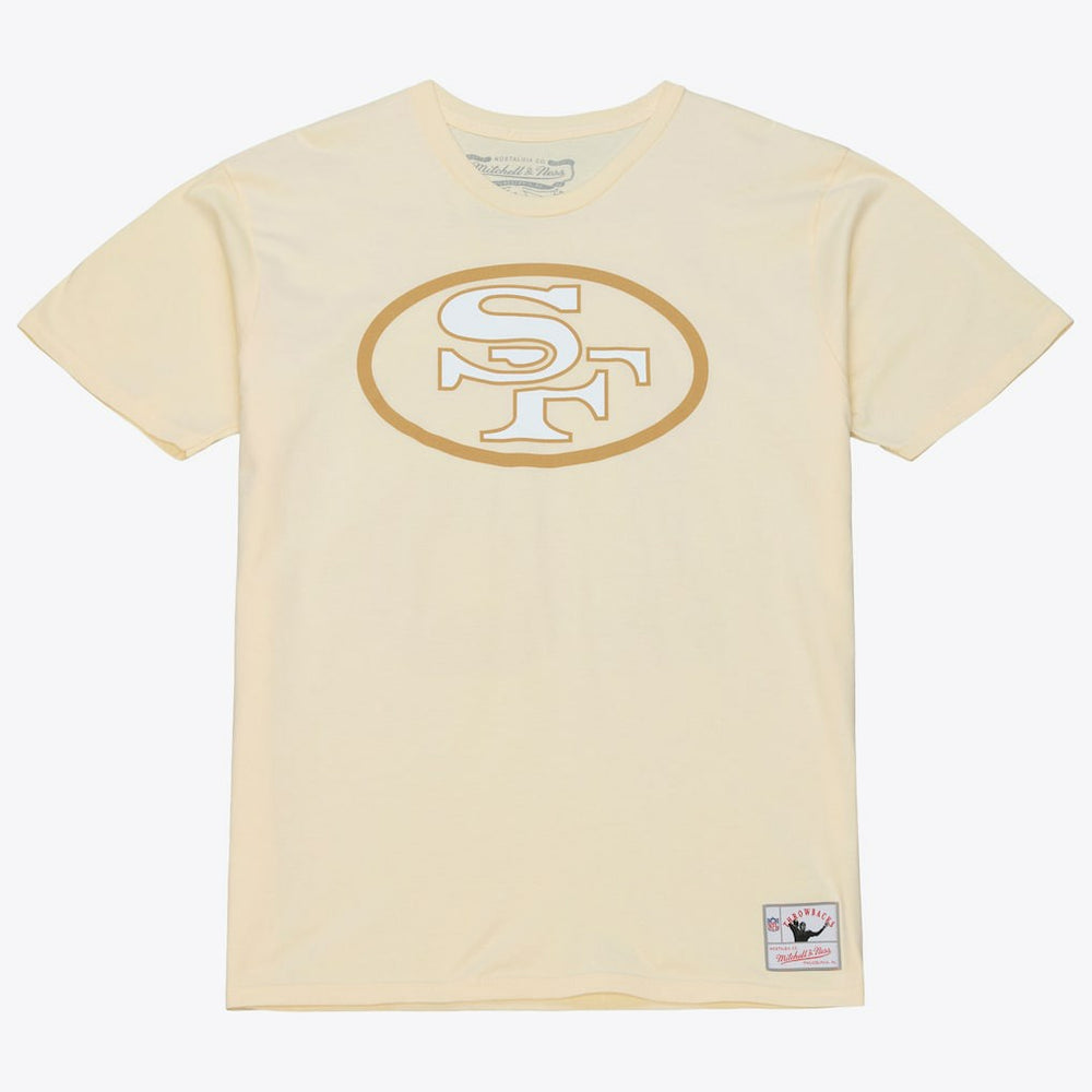 Jerry Rice San Francisco 49ers Sandman Name & Number T-Shirt Cream - Mitchell & Ness