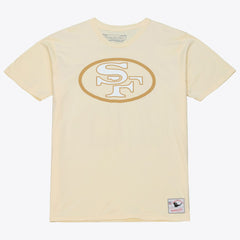 Jerry Rice San Francisco 49ers Sandman Name & Number T-Shirt Cream - Mitchell & Ness