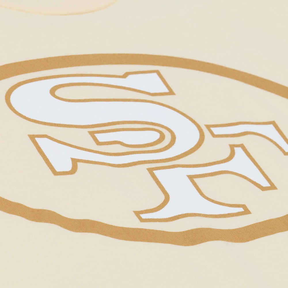 Jerry Rice San Francisco 49ers Sandman Name & Number T-Shirt Cream - Mitchell & Ness