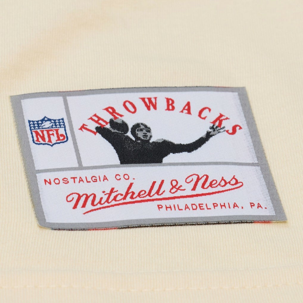 Jerry Rice San Francisco 49ers Sandman Name & Number T-Shirt Cream - Mitchell & Ness