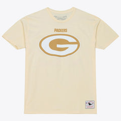 Reggie White Green Bay Packers Sandman Name & Number T-Shirt Cream - Mitchell & Ness