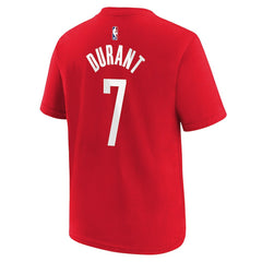 Nike - Kevin Durant Houston Rockets Youth Icon Name & Number T-Shirt - Red