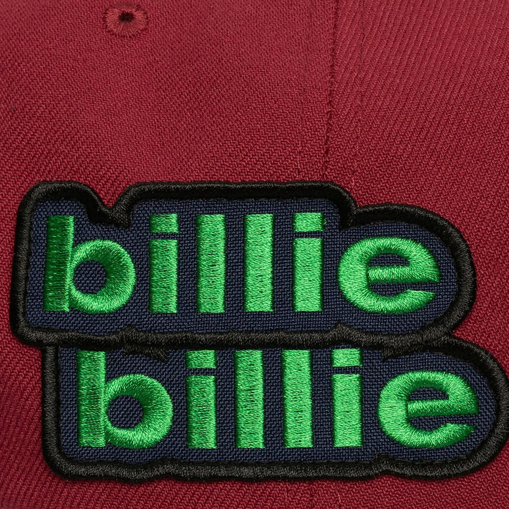 Mitchell & Ness - Cleveland Cavaliers x Billie Eilish Hardwood Classics Patch Snapback Hat - Wine/Gold