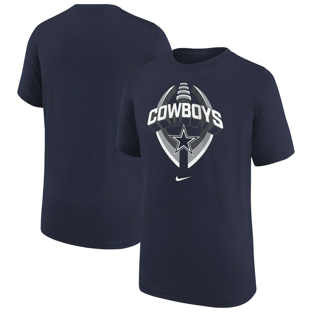 Dallas Cowboys Youth Icon Legend T-Shirt Navy - Nike