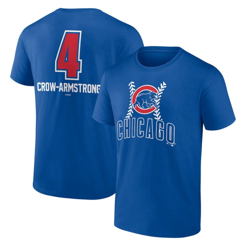 Pete Crow-Armstrong Chicago Cubs Fastball Player Name & Number T-Shirt discount