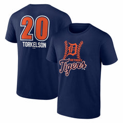 Spencer Torkelson Detroit Tigers Fastball Player Name & Number T-Shirt Near Me